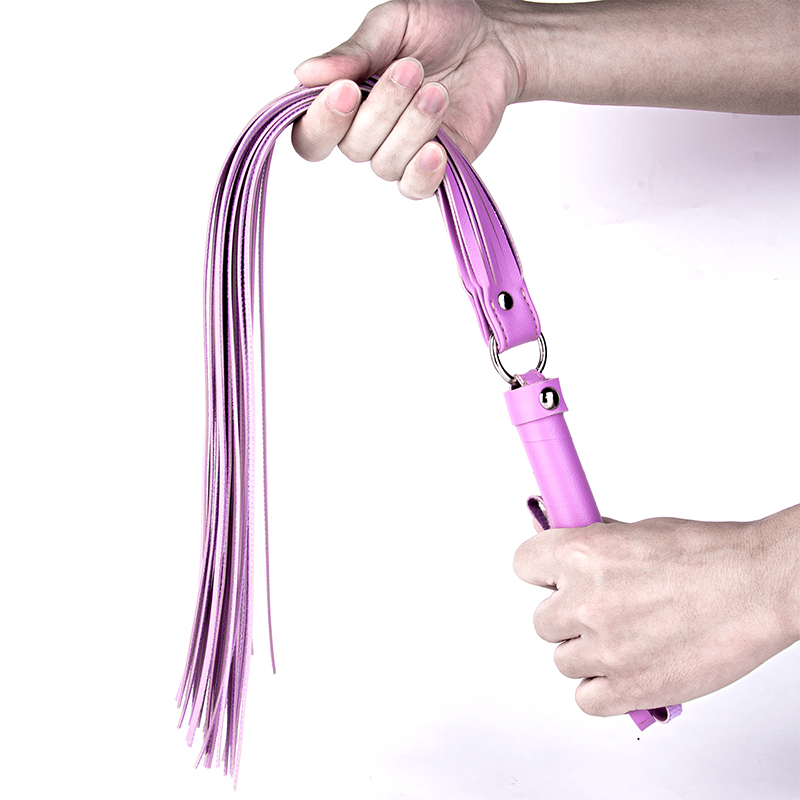 SM Games PU Leather Whip Paddles for Female Male