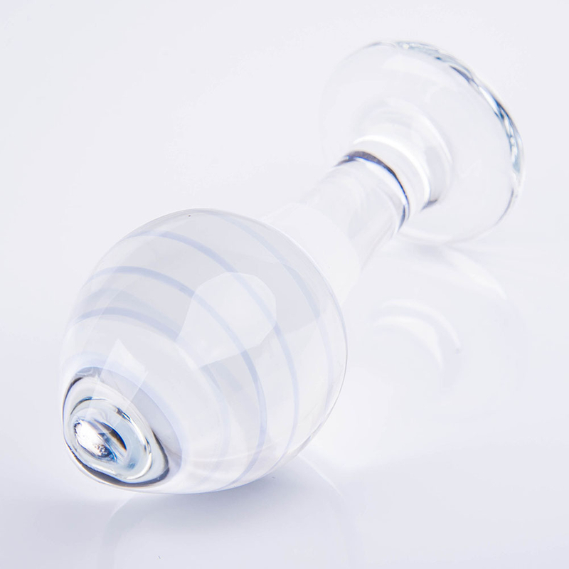 Small Adult Crystal Glass Diamond Inlaid Anus Expander Large Anal Plug