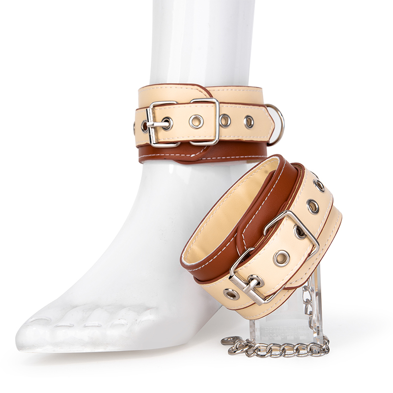 Bondage SM Handcuff and Foot ankle cuffs bracelet Restraints for Sex Games Restraint with Adjustable Buckle Style
