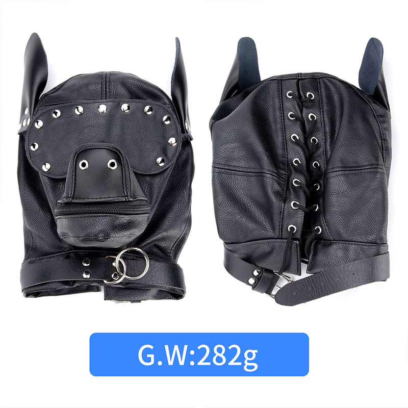 Wholesale Leather SM Fox Face Mask Dog Mask