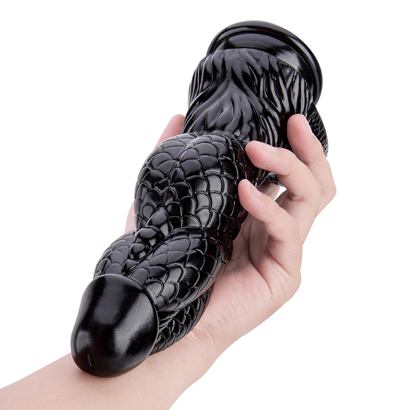 Fantasy Monster Dog Knot Dildo Thick Penis with Strong Suction Cup for Women's Animal Anal Play