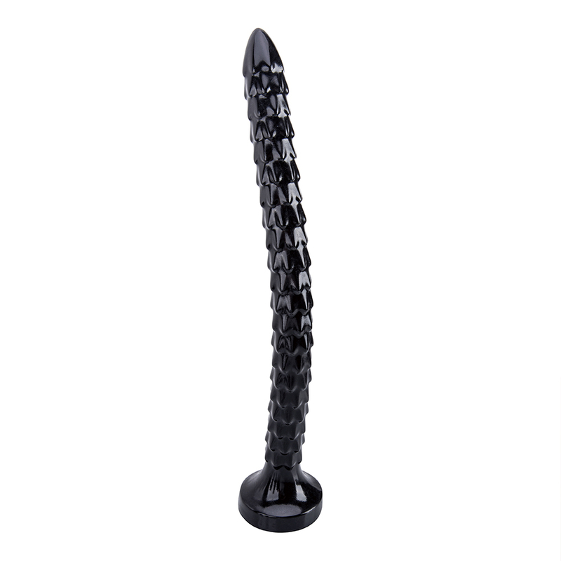 Custom Wholesale Black Long Thin Massage Dildo Fun Toy for Couples