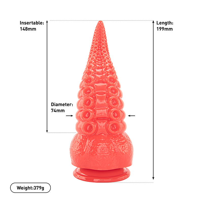 Fantasy Colorful Octopus-Shape Dildo Big Thick Tentacle Design Adult Toy for Wholesale