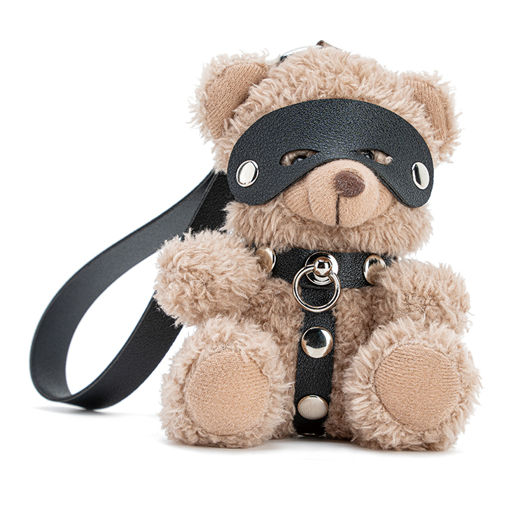Key Chain PU Leather BDSM Bear Harness Bear
