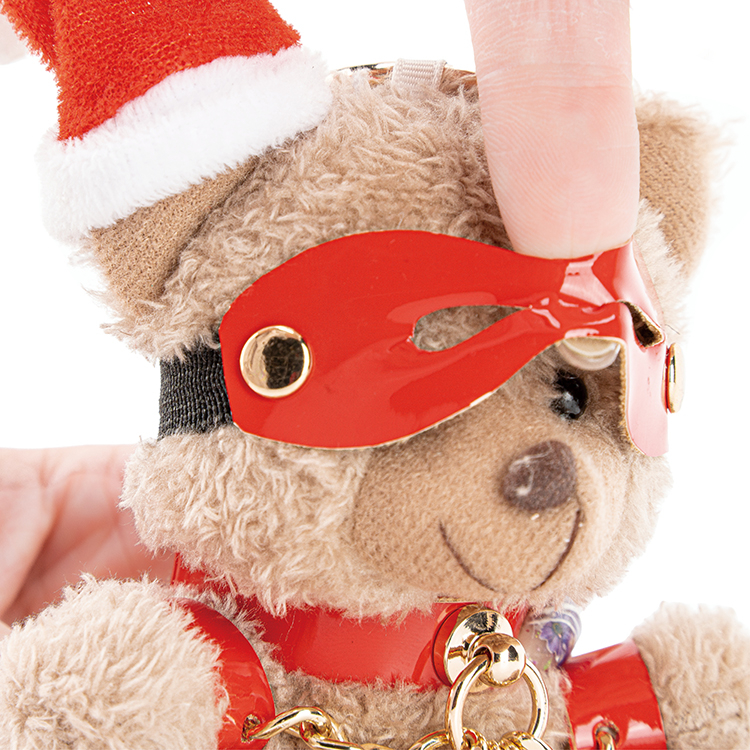 Kink Slave Bear Adult Sex Toys Key Chain PU Leather
