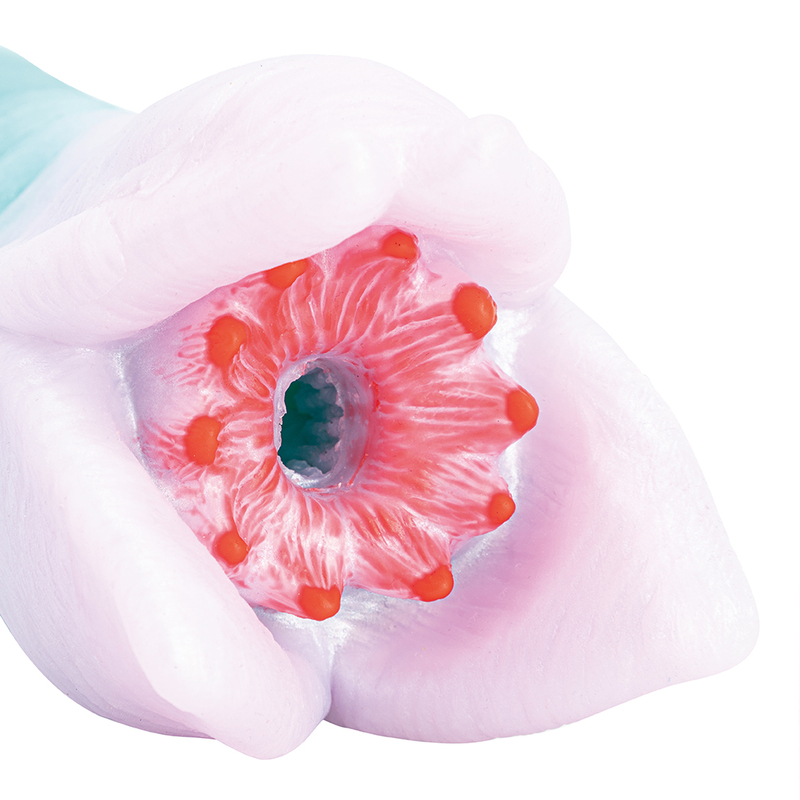 Silicone Flower Monster Masturbator Channel Sex Toy
