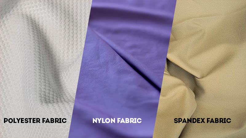 polyester nylon and spandex fabric