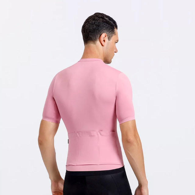 Maglie ciclismo estive uomo rosa