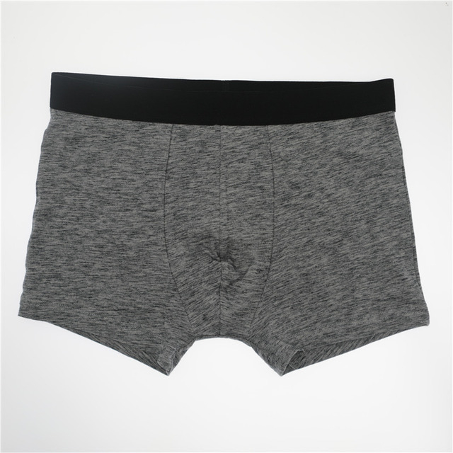 Slip boxer corti da uomo grigio scuro