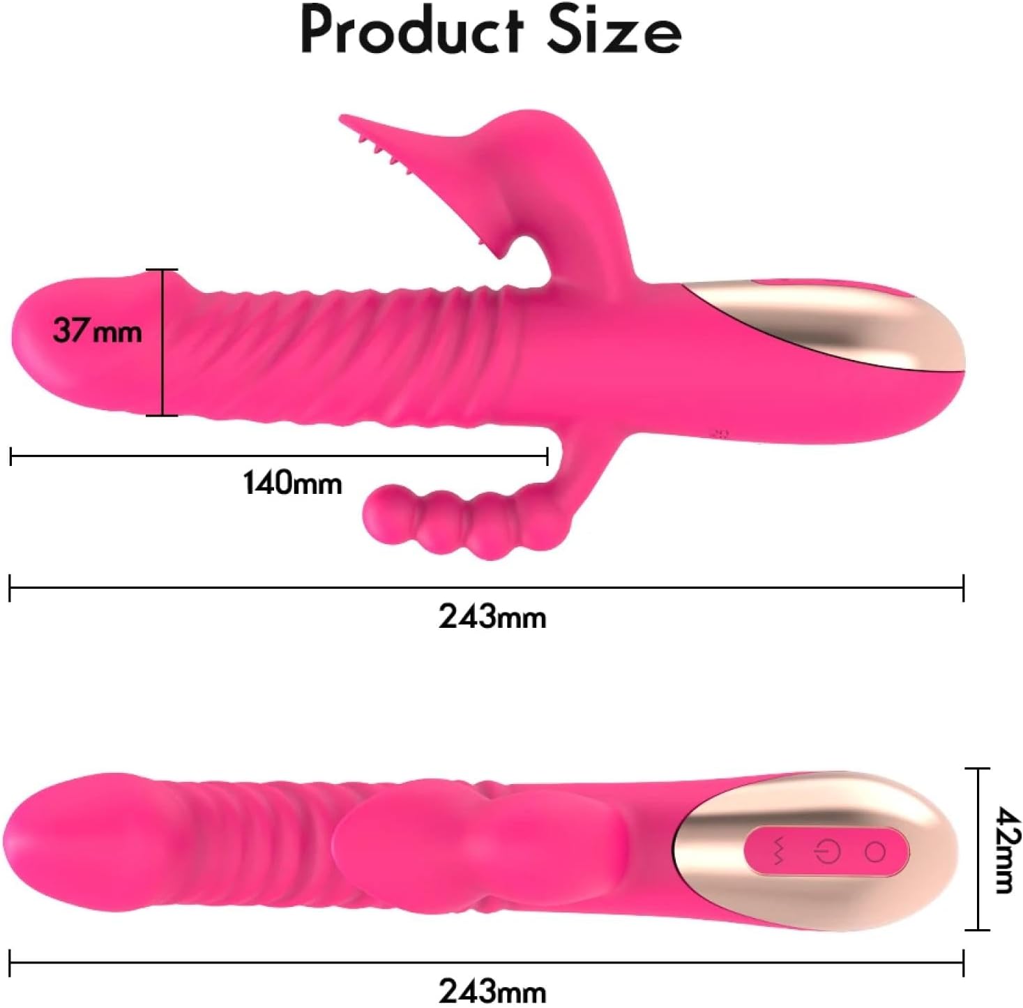 G-Spot Retractable Function Vibrator