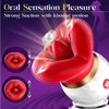 Rose Mouth-Shaped Adult Sex Toy Vibrator