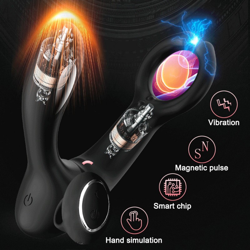 Ergonomic Electric Shock Anal Plug