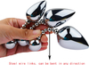 Metal Double-headed Anal Plug 