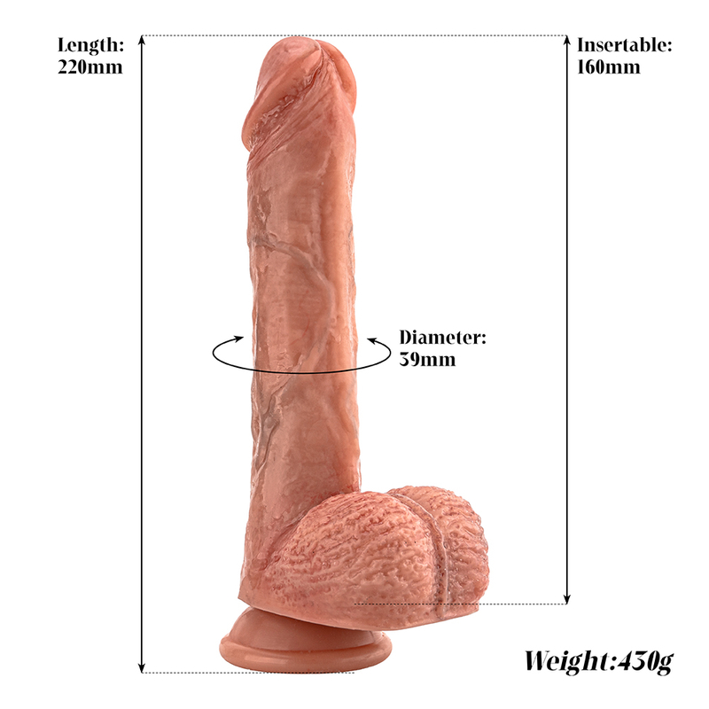 Real Vibrator Huge Flesh Shape Woman Adult Toy 
