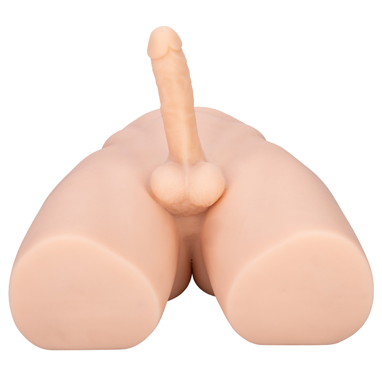 Half Body Male Dildo Torso Sex Toy Soft Female Masturbator Doll