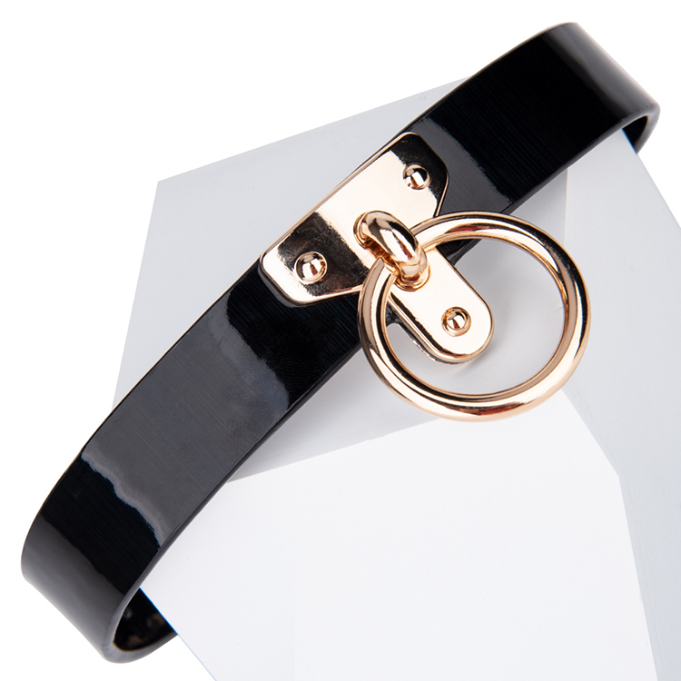 BDSM Collar and Chain Set Gothic Female Bondage Kit Punk Present for Couples' Play