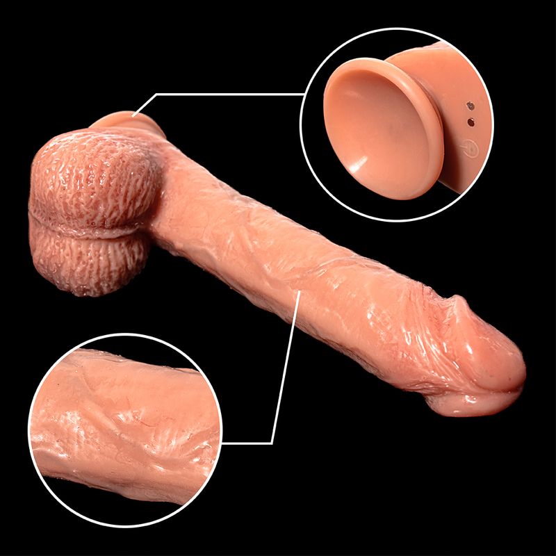 Realistic Thrusting and Heating Dildo Vibrating Anal and Clit G Spot Stimulator for Women's Adult Sex Toys