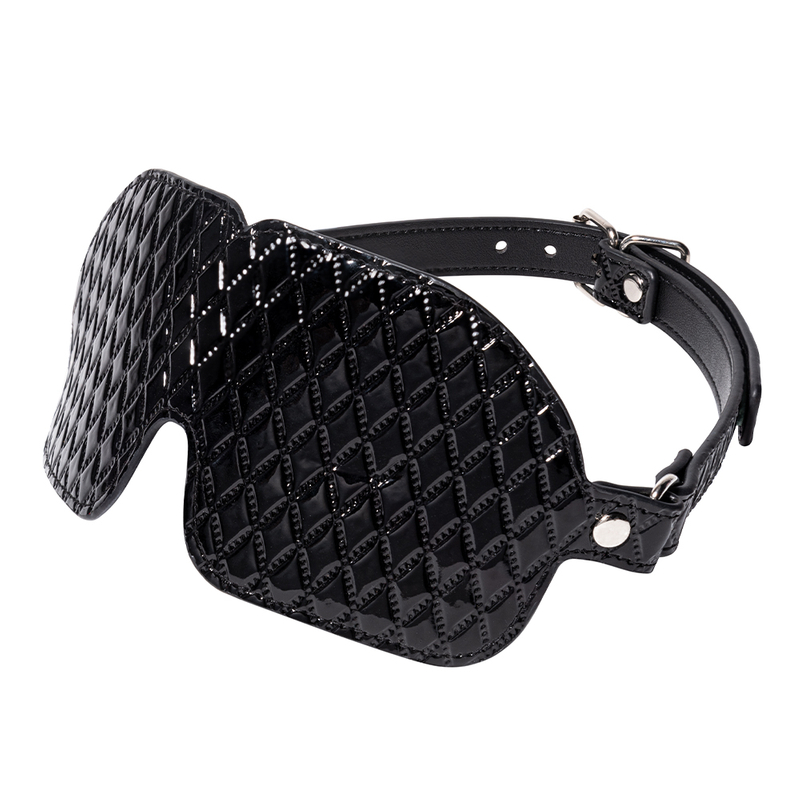 PU Leather Bondage Kit Wrist and Ankle Restraints Eye Mask Collar and Adjustable Handcuffs for Couple's BDSM Restraints Play