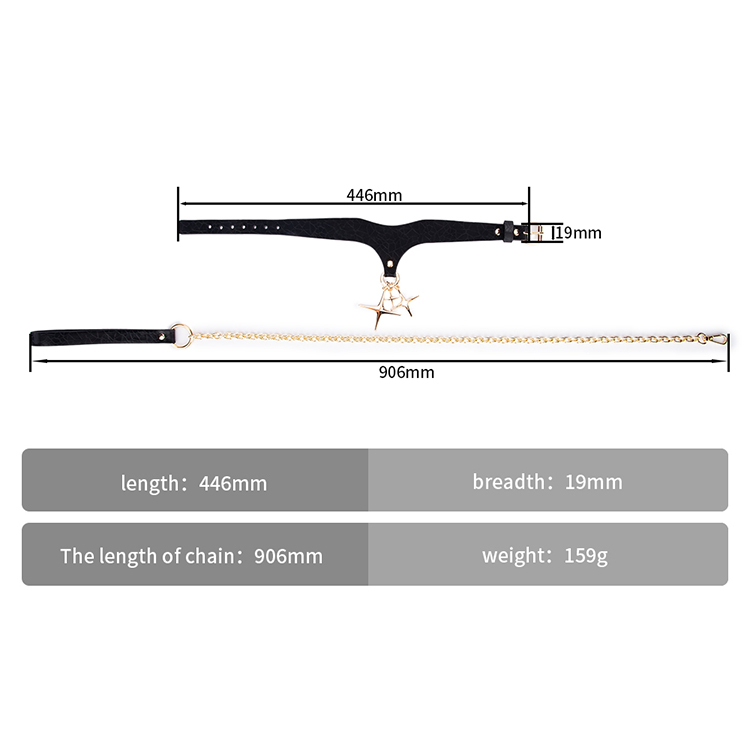 Best Selling PU Leather Bondage Collar Restraint Neck Collar for Couples' BDSM Adventures