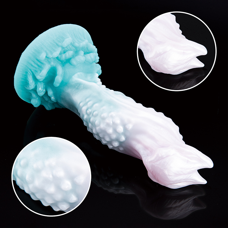 Assorted Color Fantasy Dildos Featuring Huge Animal Penis Dildos 
