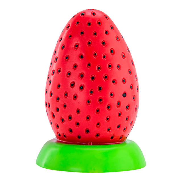 Cute Silicone Butt Plug in Strawberry Shape Shapes Prostate Massager and Masturbation Toy for Men and Women