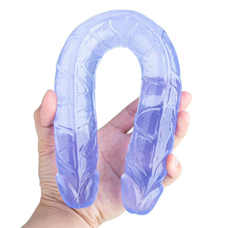 Transparent Color Silicone Monster Dildo with Fantasy Design for Women Strong Suction Cup Alien
