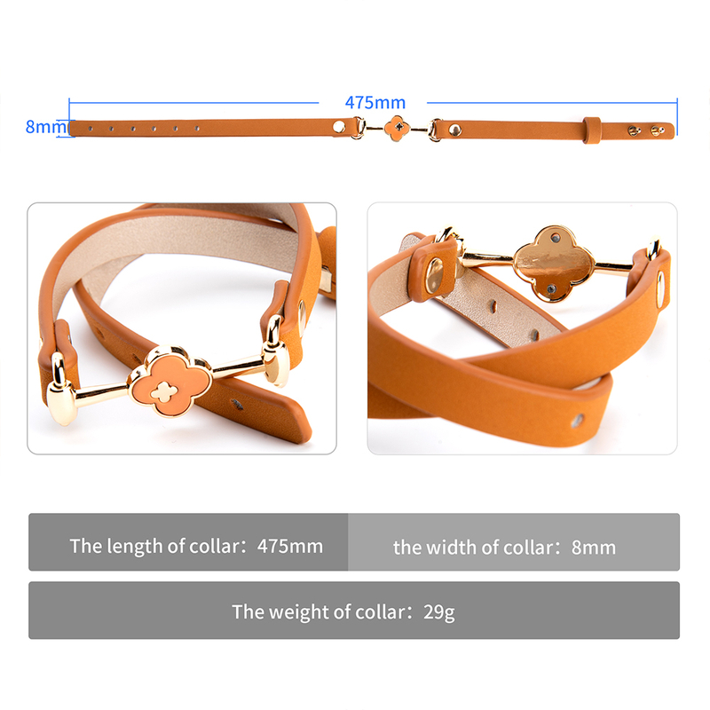 Women Roleplay Luxury Collar and Sex Toys Adjustable Slave Restraints Adult Products SM Bondage Collar for Couples