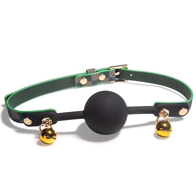 PU Leather BDSM Mouth Ball Gag SM Toy for Couples