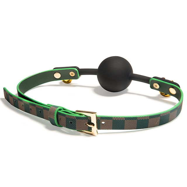 PU Leather BDSM Mouth Ball Gag SM Toy for Couples