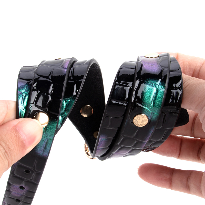Women Roleplay Luxury Collar and Sex Toys Adjustable Slave Restraints Adult Products SM Bondage Collar for Couples