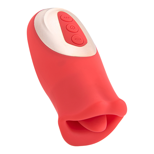 New Arrival Red Retractable Sucking Vibrator