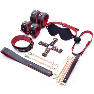 7PCS BDSM Bed Restraints Kit Sex Bed Bondage