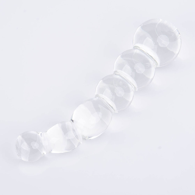 Big Beautiful Crystal Bendy Twist Double Ended Glass Anal Plug