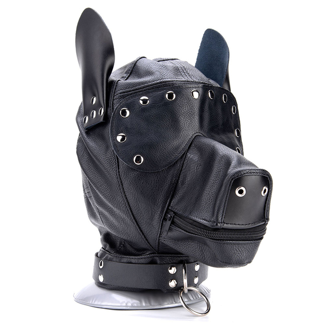 Wholesale Leather SM Fox Face Mask Dog Mask
