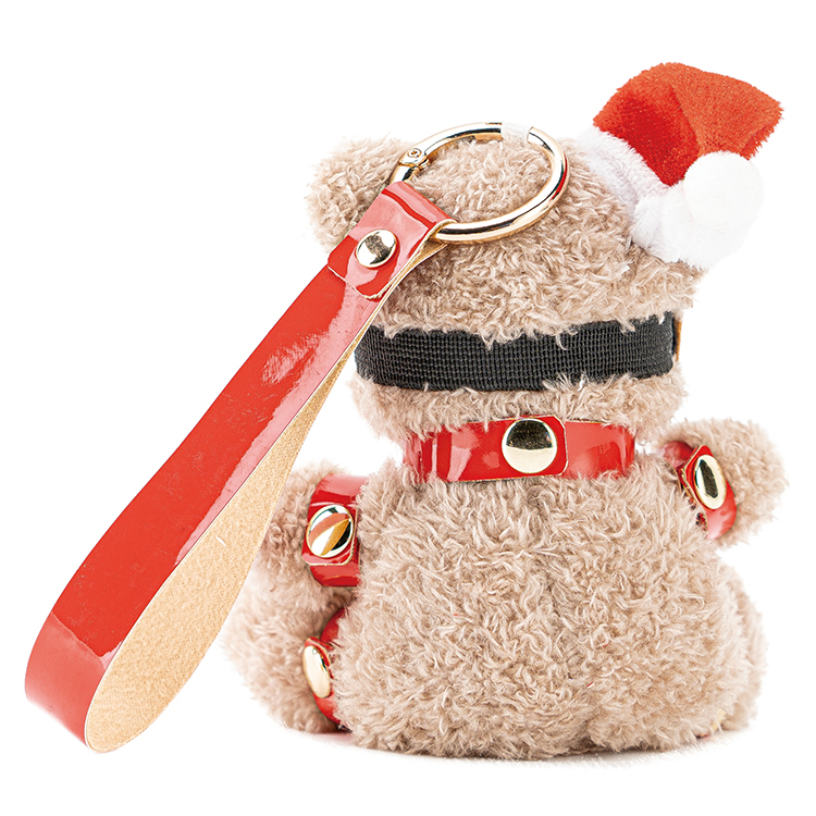Kink Slave Bear Adult Sex Toys Key Chain PU Leather