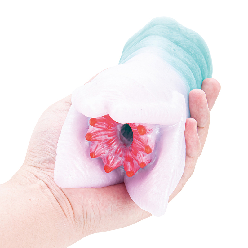 Silicone Flower Monster Masturbator Channel Sex Toy