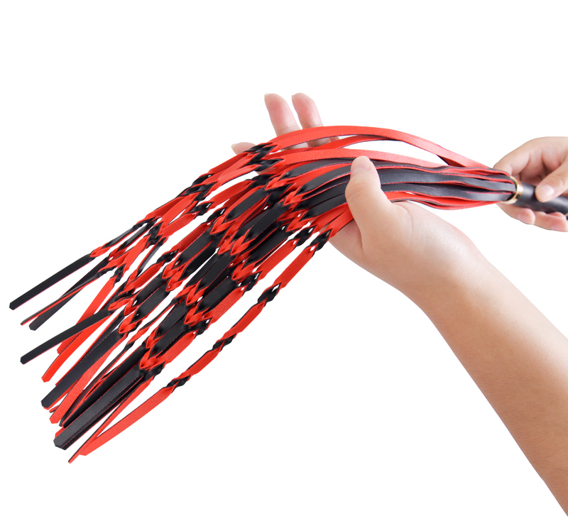 Slave Fetish BDSM PU Leather whips SM sexual whips