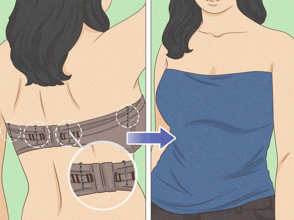 Hide Bra Straps with Bobby Pins Step