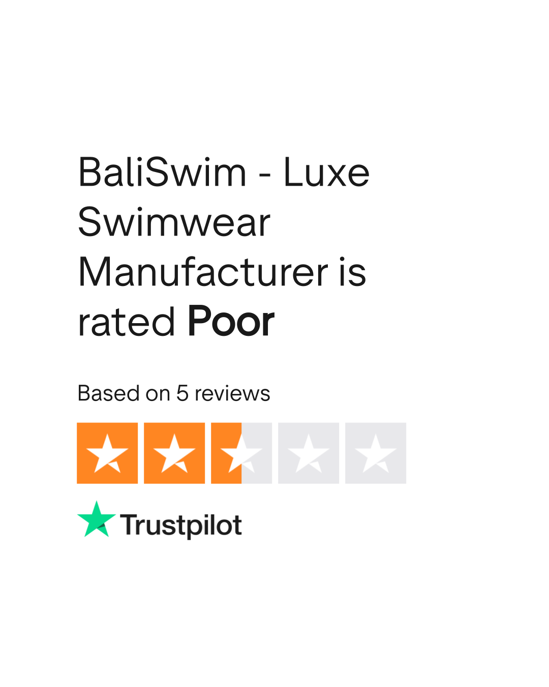 Baliswim company rating