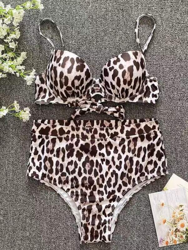 animal print push up bikini (3)