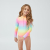 Maillot de bain une pièce sur mesure pour petites filles 