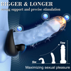  Silicone Cock Ring with Adjustable Vibration Intensity for Enhanced Pleasure