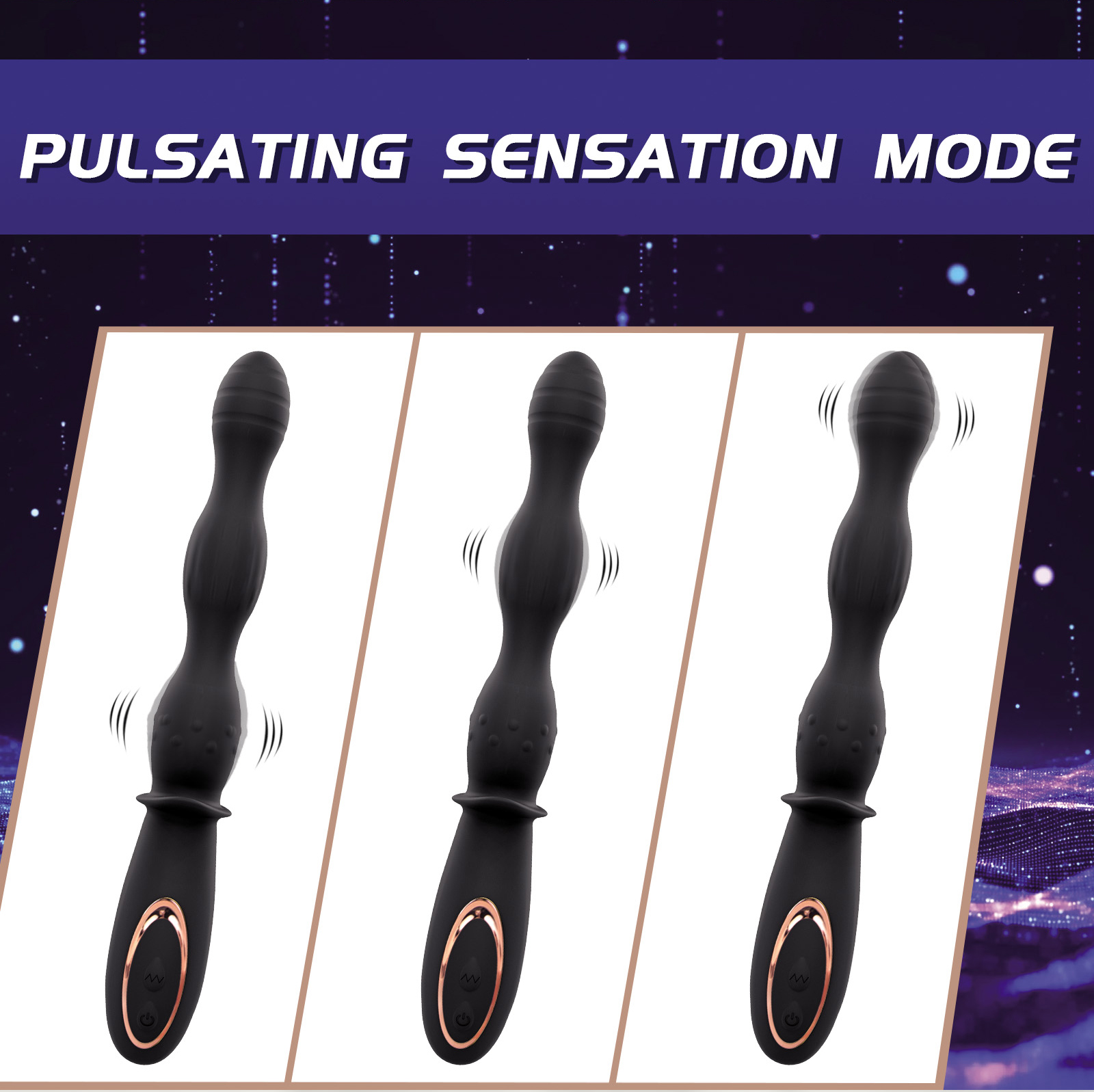 Vibrating Anal Beads for Couples