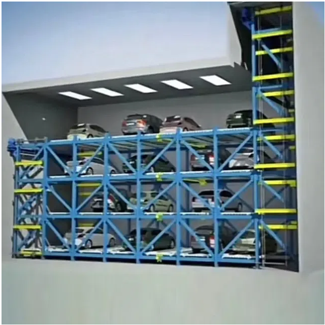 Sistema de estacionamiento giratorio