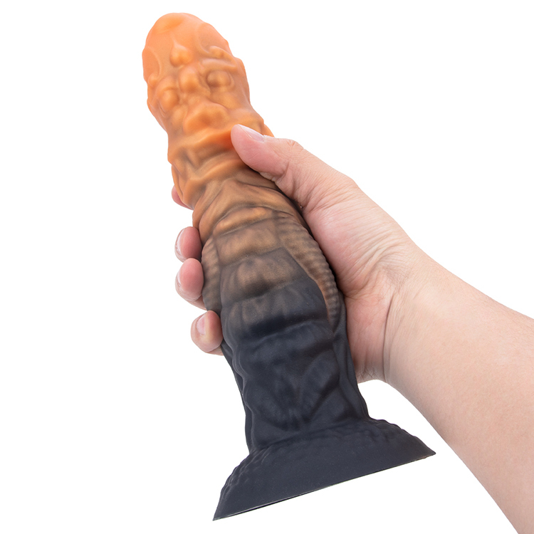 Gemischte Farbe langer Mann Dildo Analstecker