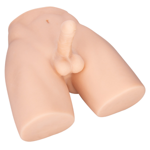 Half Body Male Dildo Torso Sex Toy Soft Female Masturbator Doll