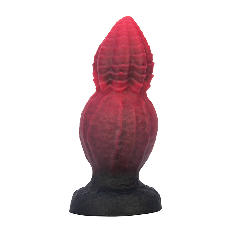 Mixed Color Silicone Gourd Style Masturbation Toy Dildo
