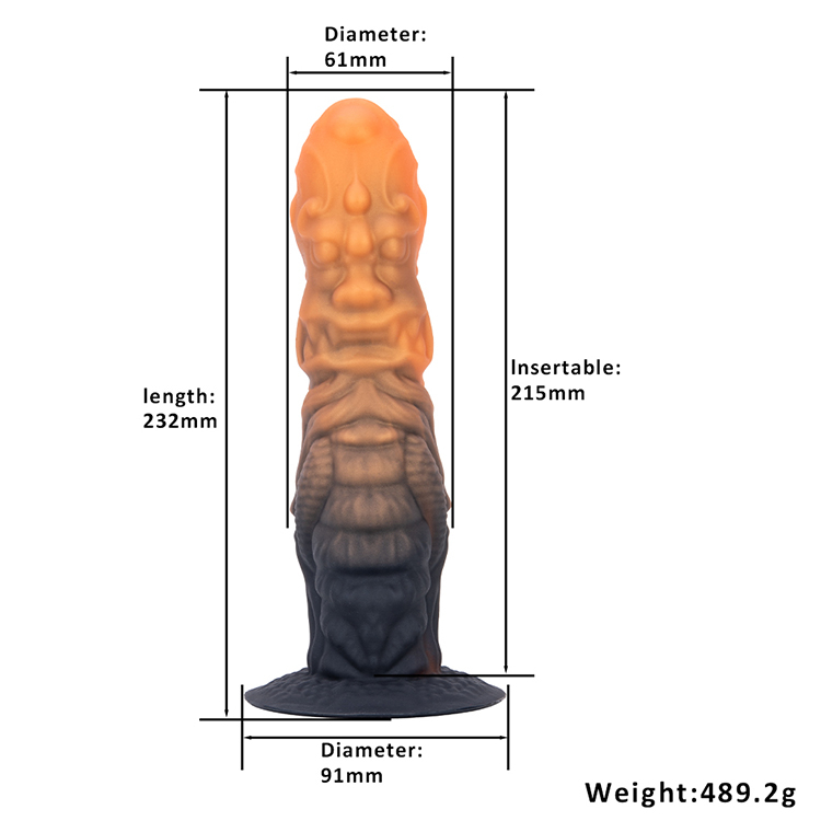 Colorful Silicone Toys Masturbation Dildo
