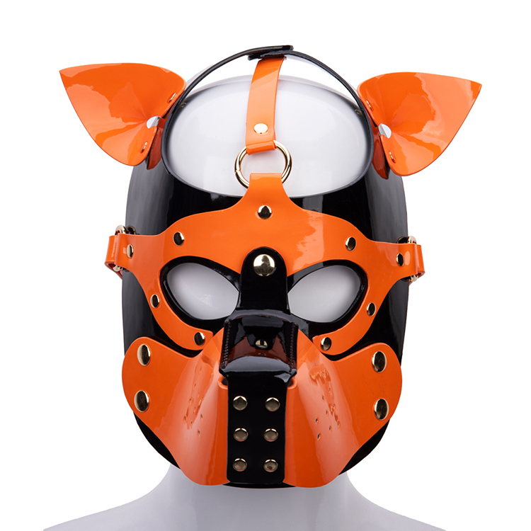 BDSM Erotic Slave Sex Products Dog Eye Mask Restraint Blindfold Bondage Set