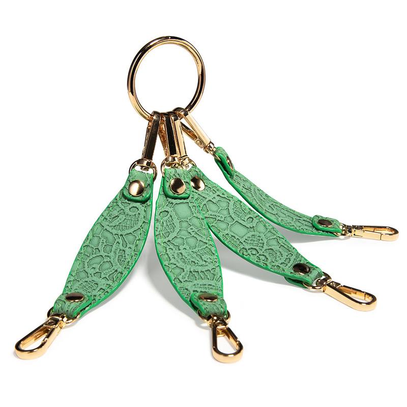 7PCS Green Female Bondage Kit Sexy Couple Adult Toys for Bondage Game Present Gift Premium BDSM Bondage Set